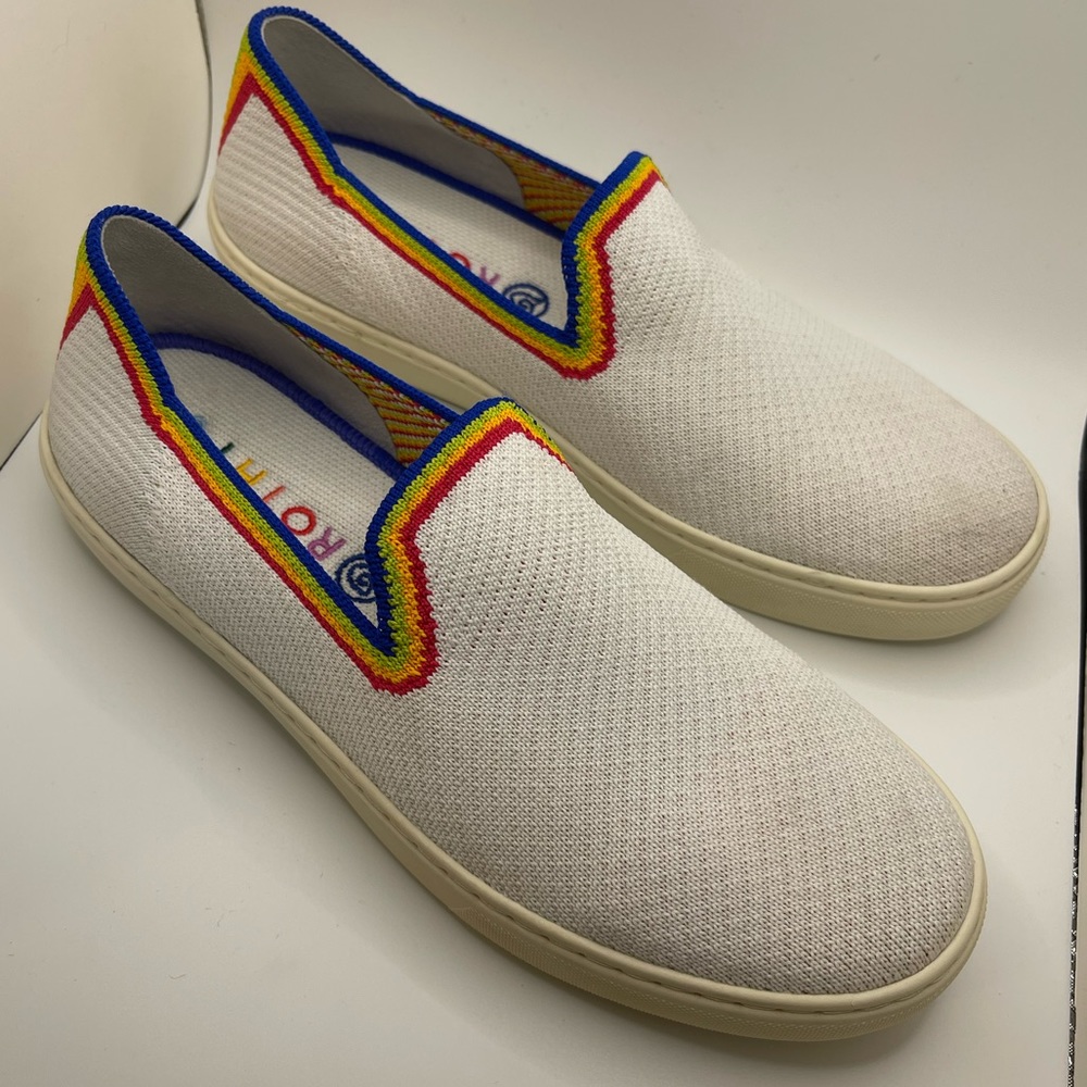 Rothy’s Limited Edition SF Pride Rainbow Sneakers | size 8 |.